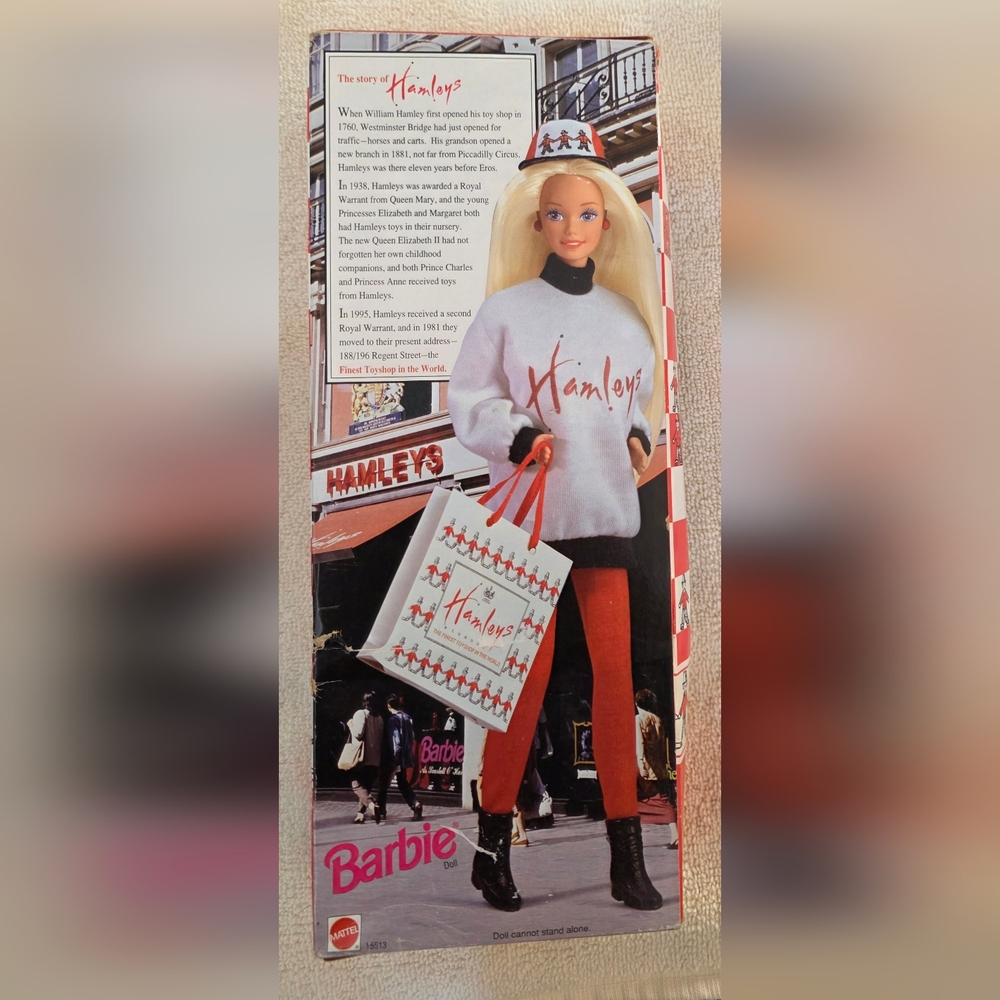 Barbie in Hamleys Red and White Ensemble